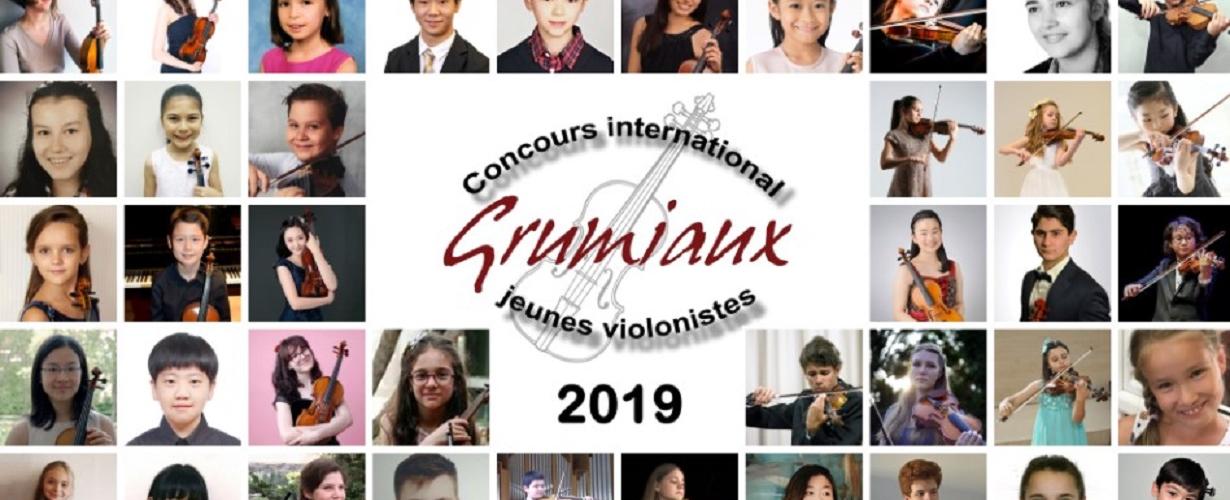 International Grumiaux competition for young violinists 2019